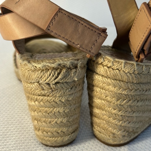 Tory Burch Beige Espadrille Wedges - Picture 6 of 9